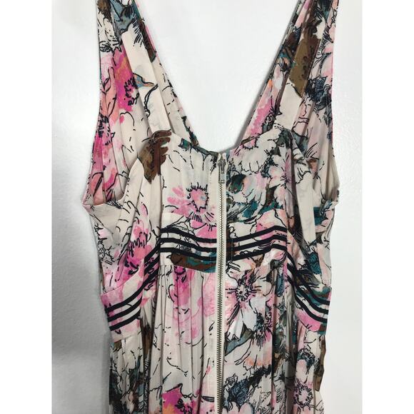 Plenty by Tracy Reese Gwyneth Jumpsuit Romper Rose Floral Anthropologie Summer - Picture 6 of 11